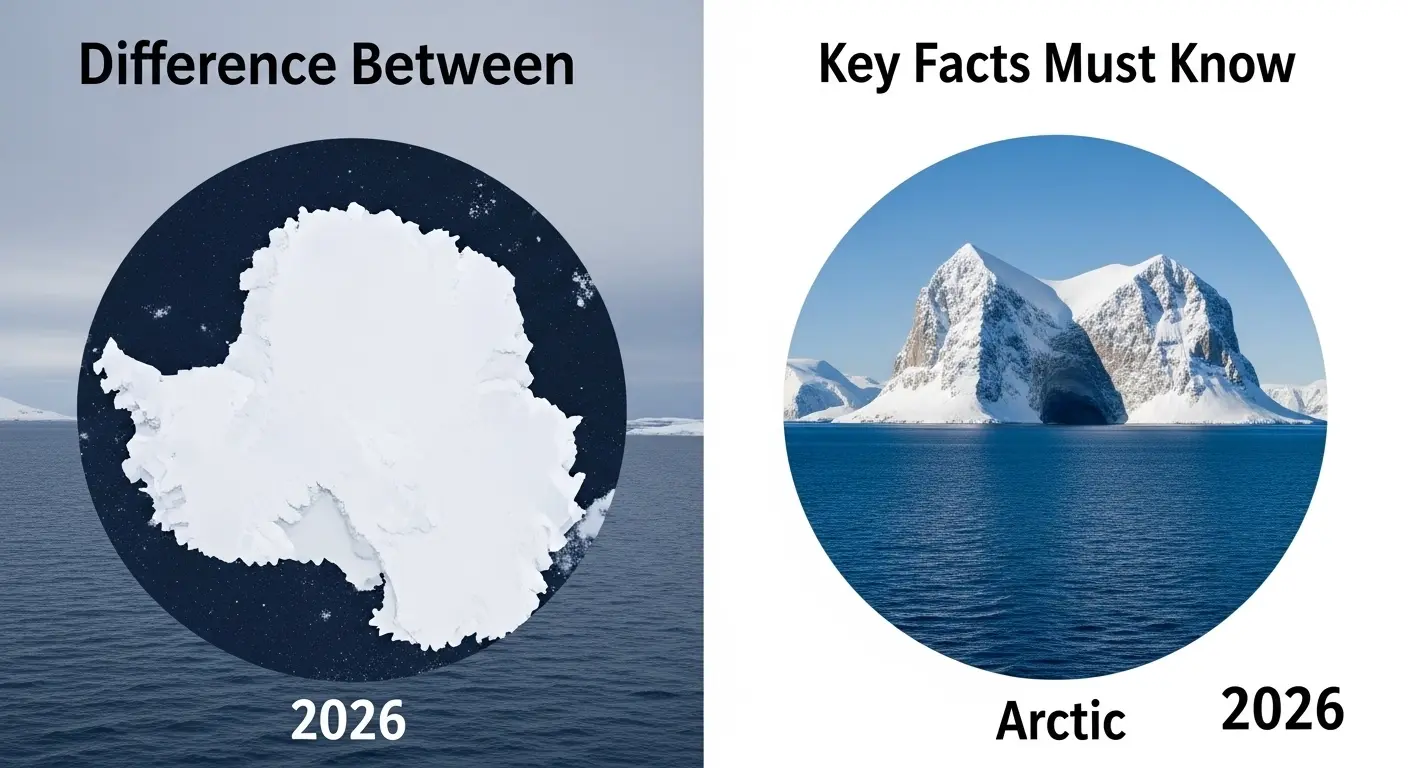 Difference Between Antarctica and Arctic