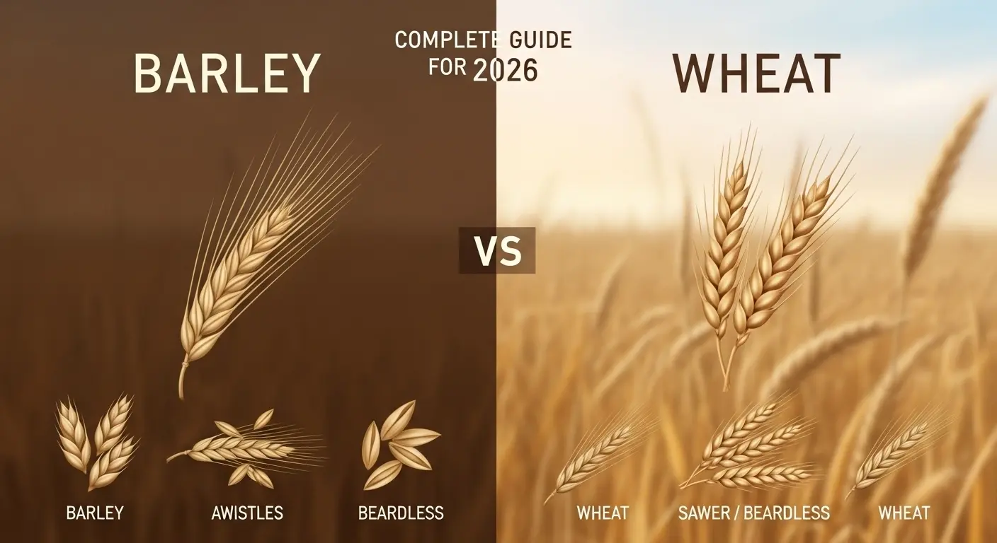 Difference Between Barley and Wheat
