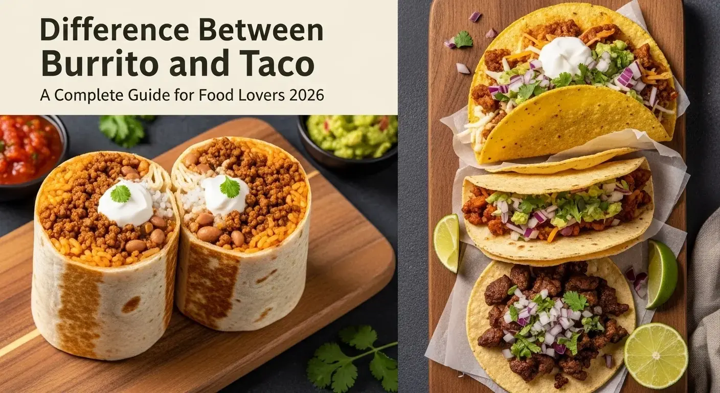 Difference Between Burrito and Taco