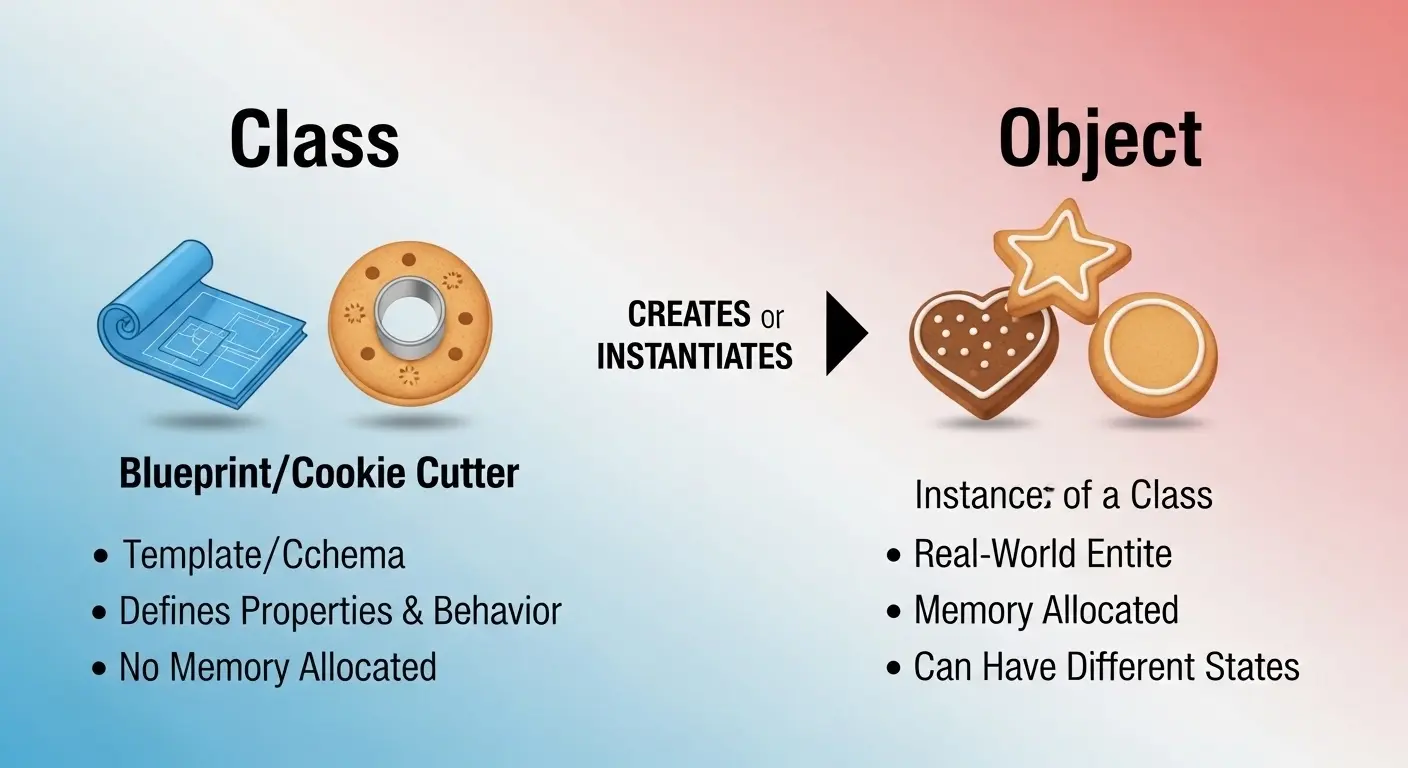Difference Between Class and Object