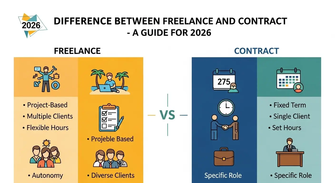 Difference Between Freelance and Contract