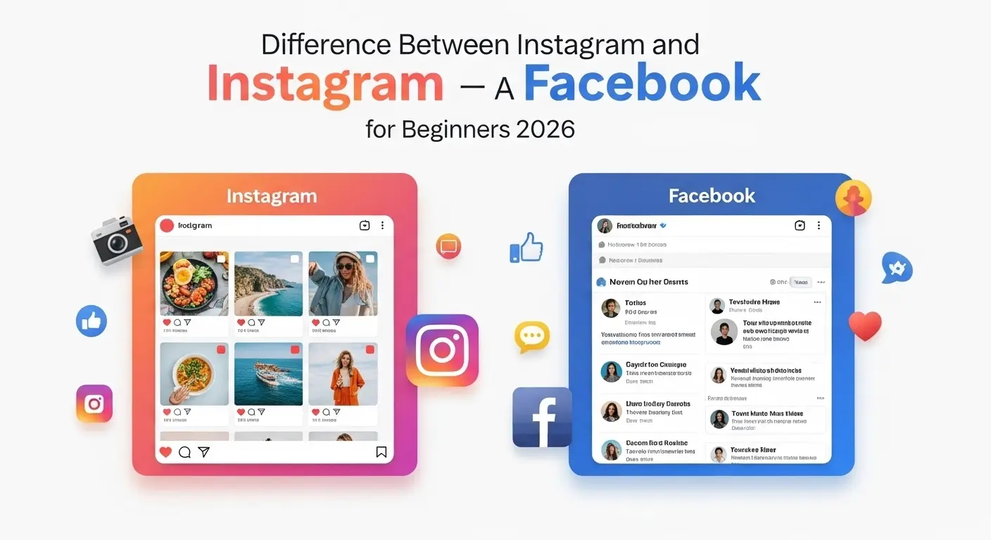 Difference Between Instagram and Facebook
