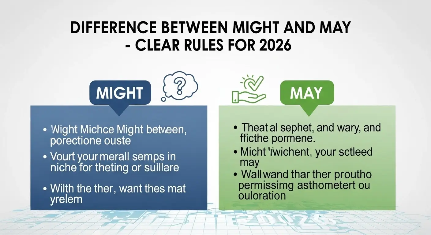 Difference Between Might and May