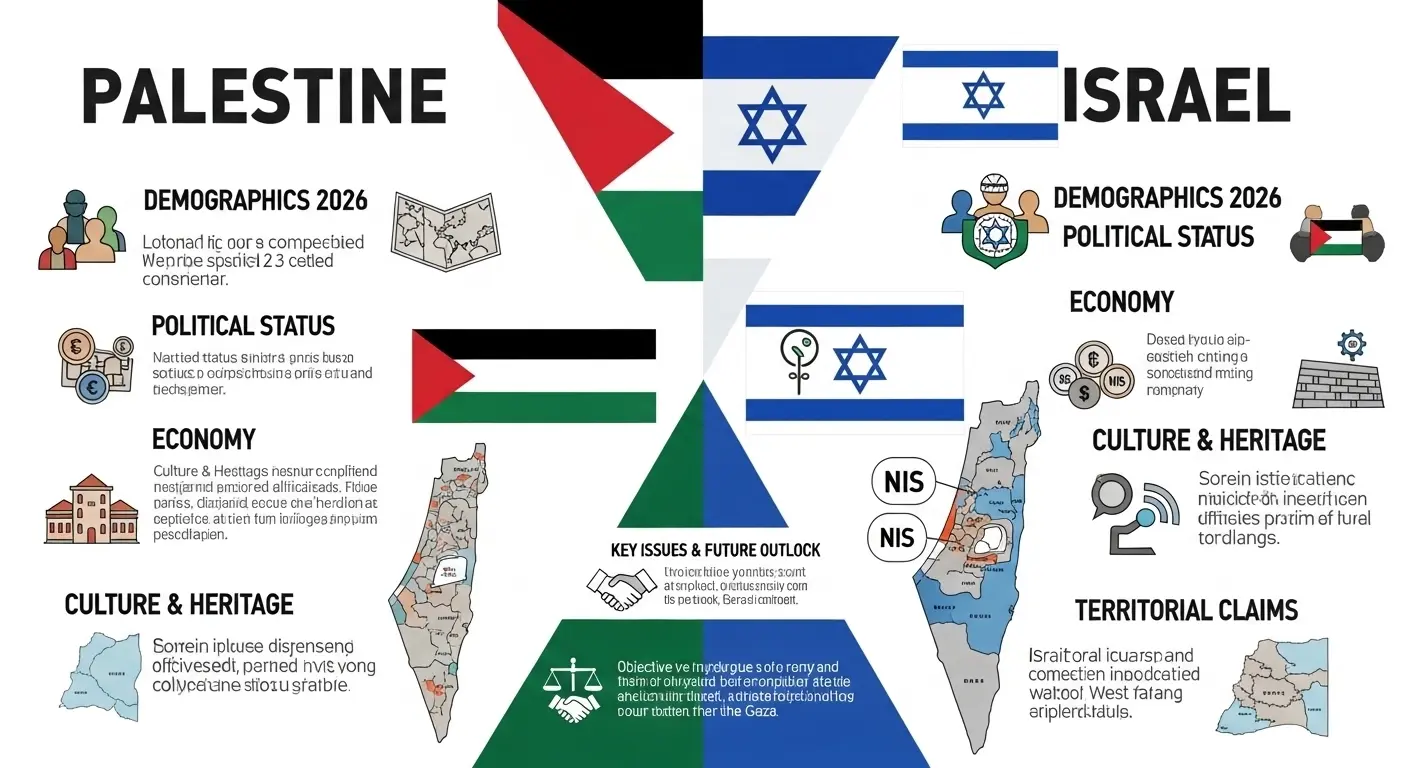 Difference Between Palestine and Israel