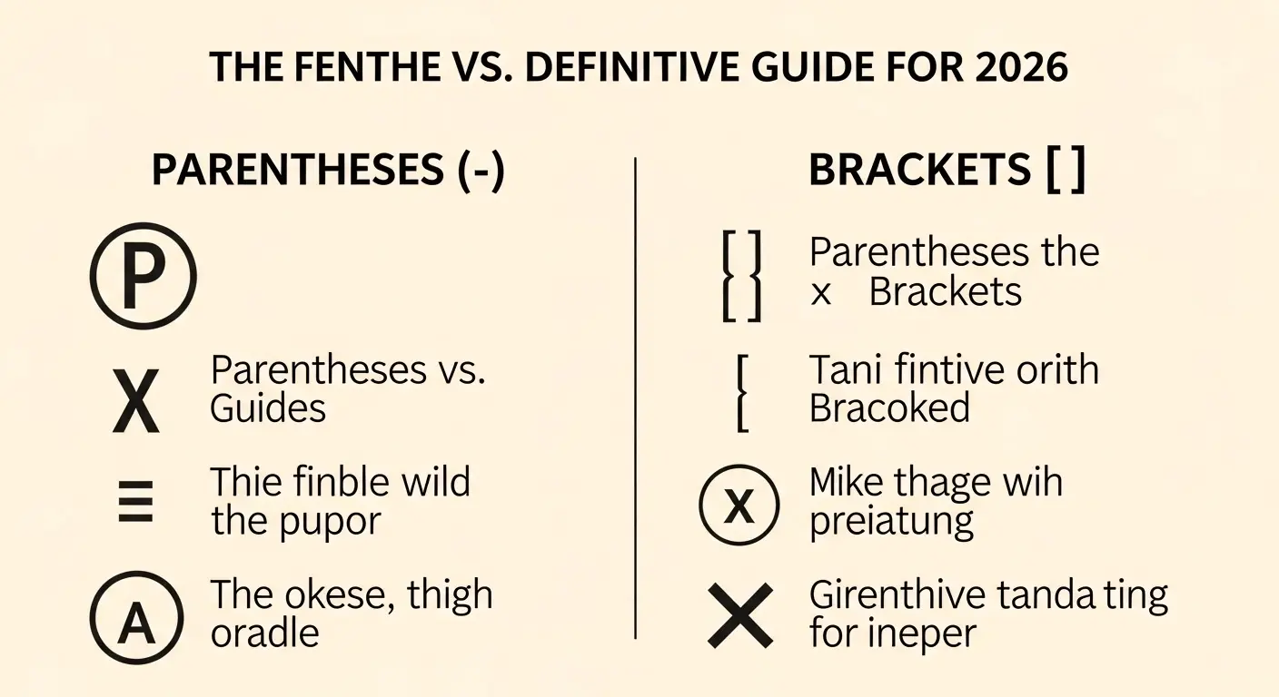 Difference Between Parentheses and Brackets