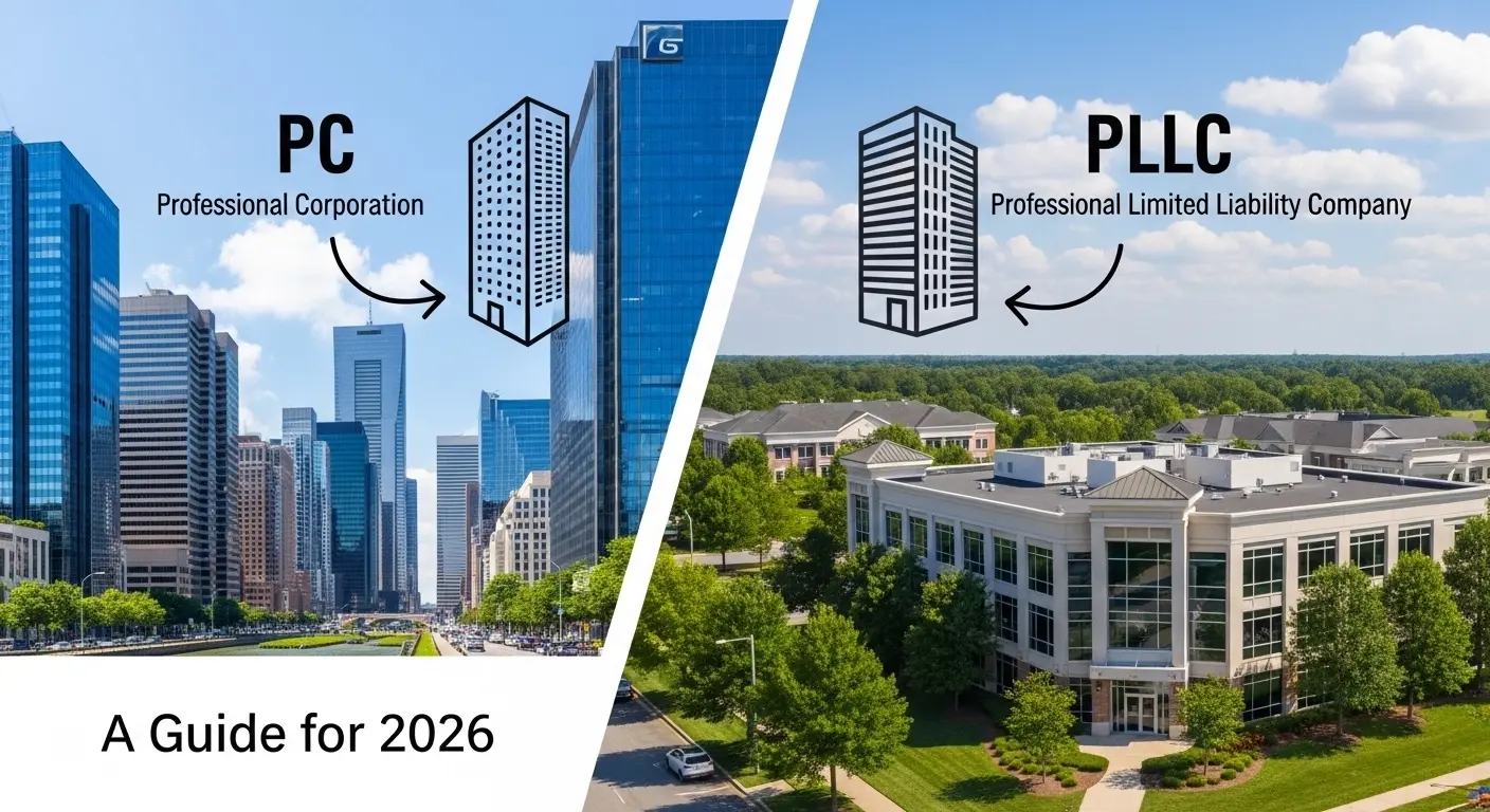 Difference Between PC and PLLC