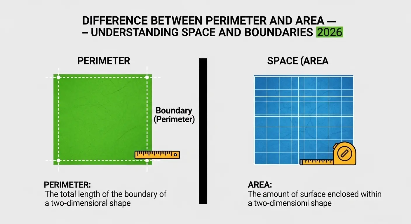 Difference Between Perimeter and Area