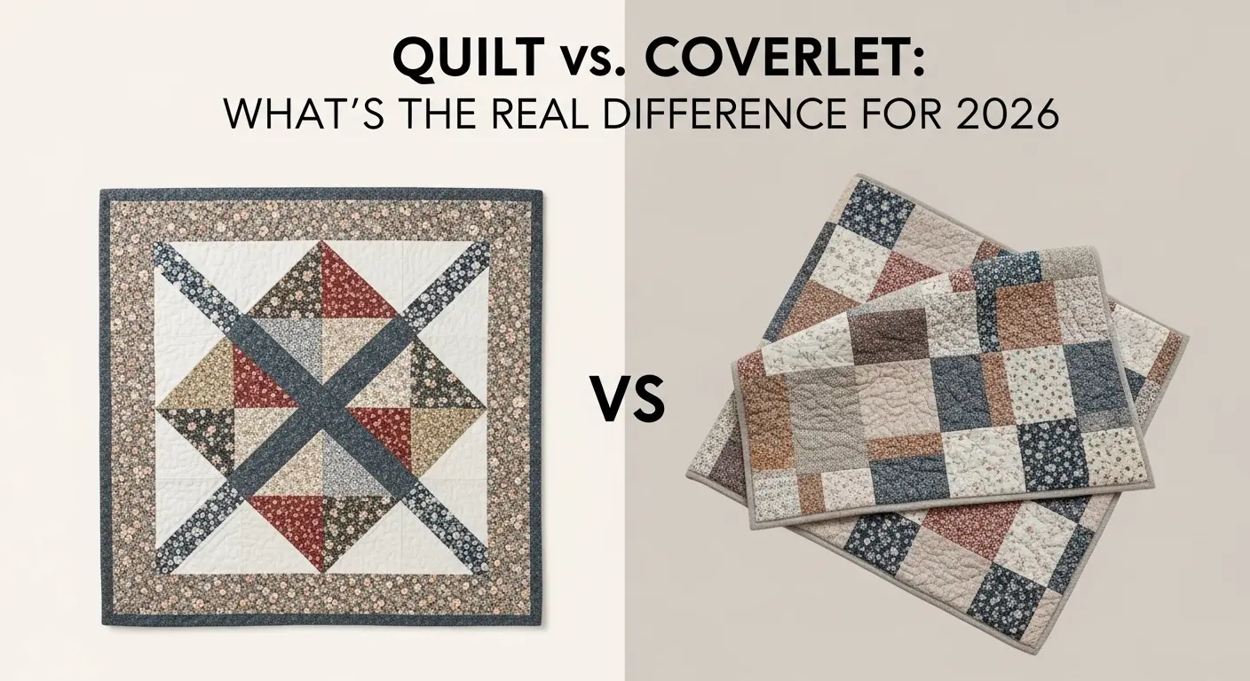 Difference Between Quilt and Coverlet