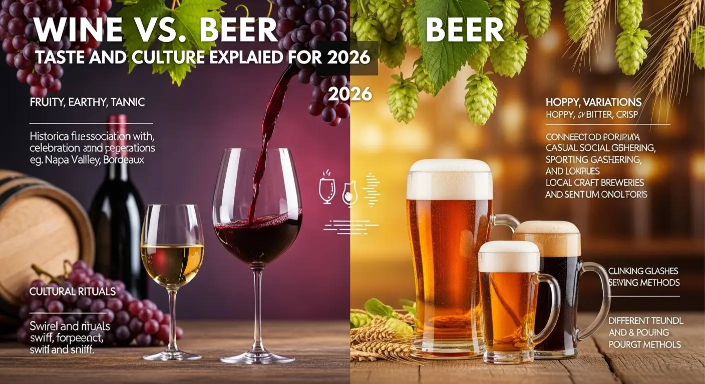 Difference Between Wine and Beer