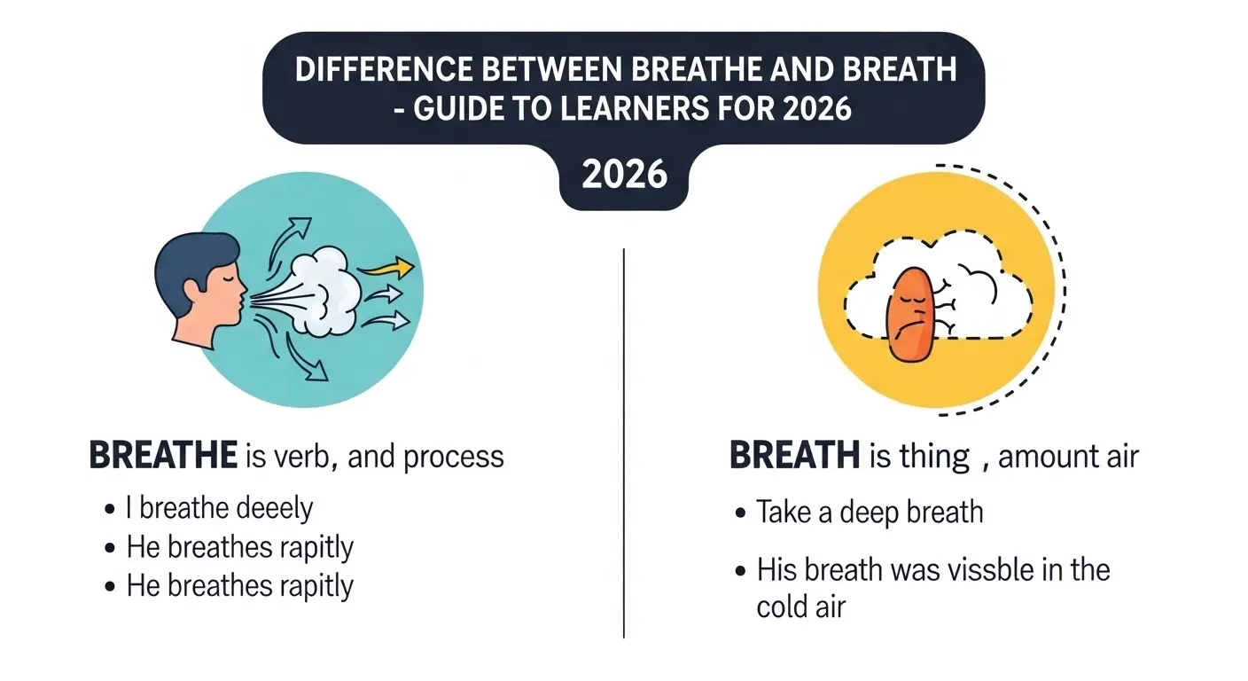 Difference Between Breathe and Breath