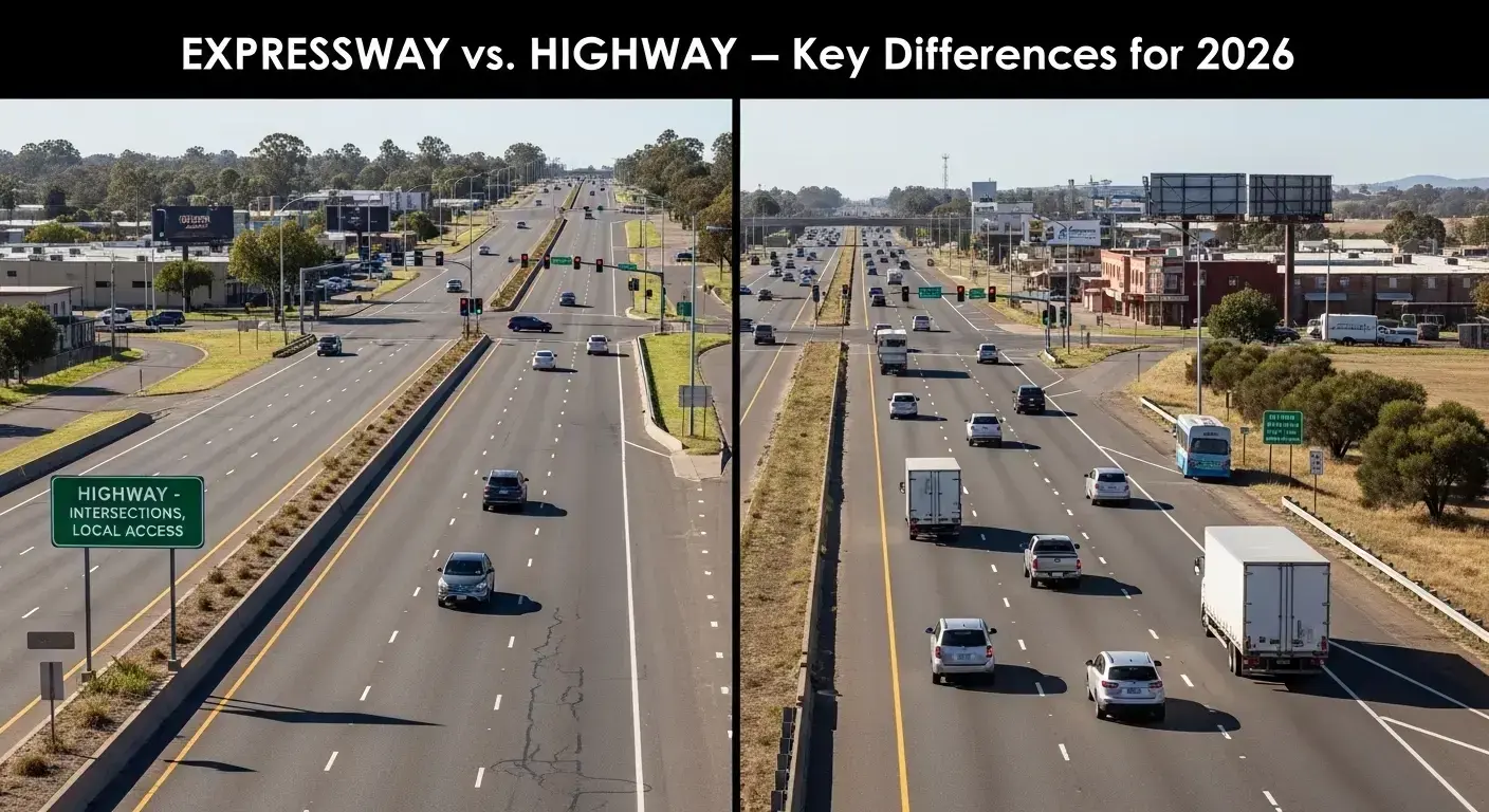 Difference Between Expressway and Highway