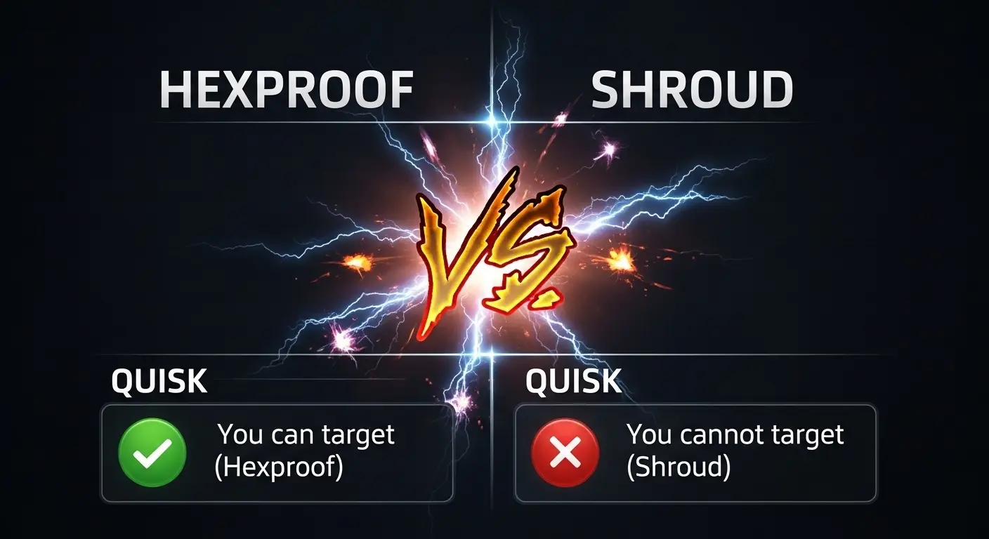 Difference between Hexproof and Shroud
