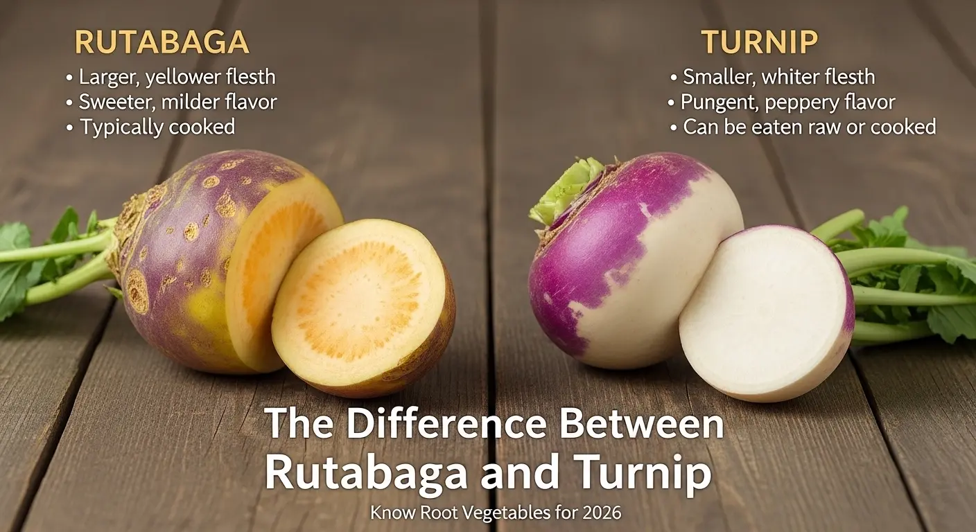 The Difference Between Rutabaga and Turnip