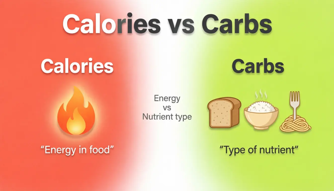 Difference Between Calories and Carbs