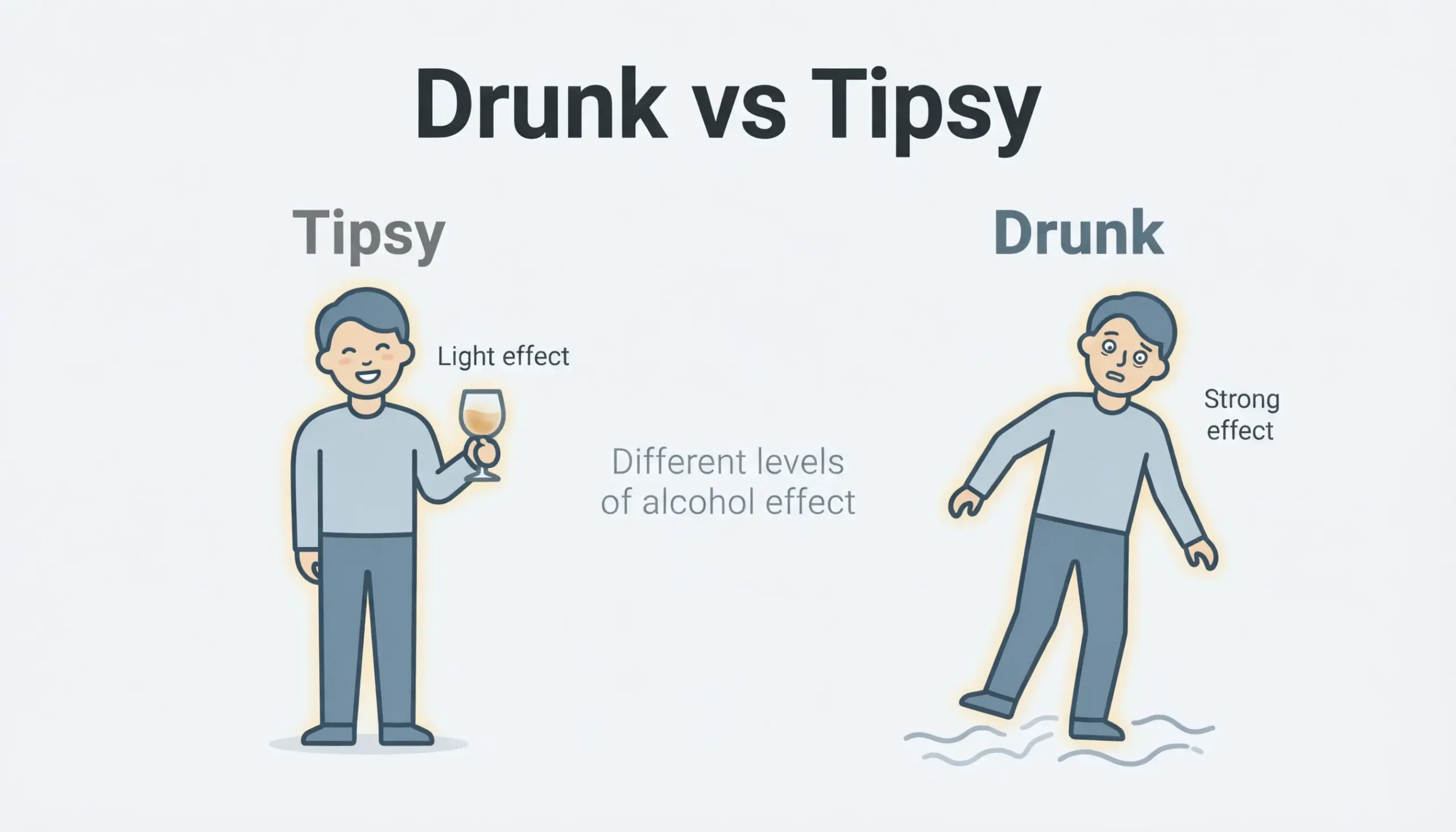 Difference Between Drunk and Tipsy