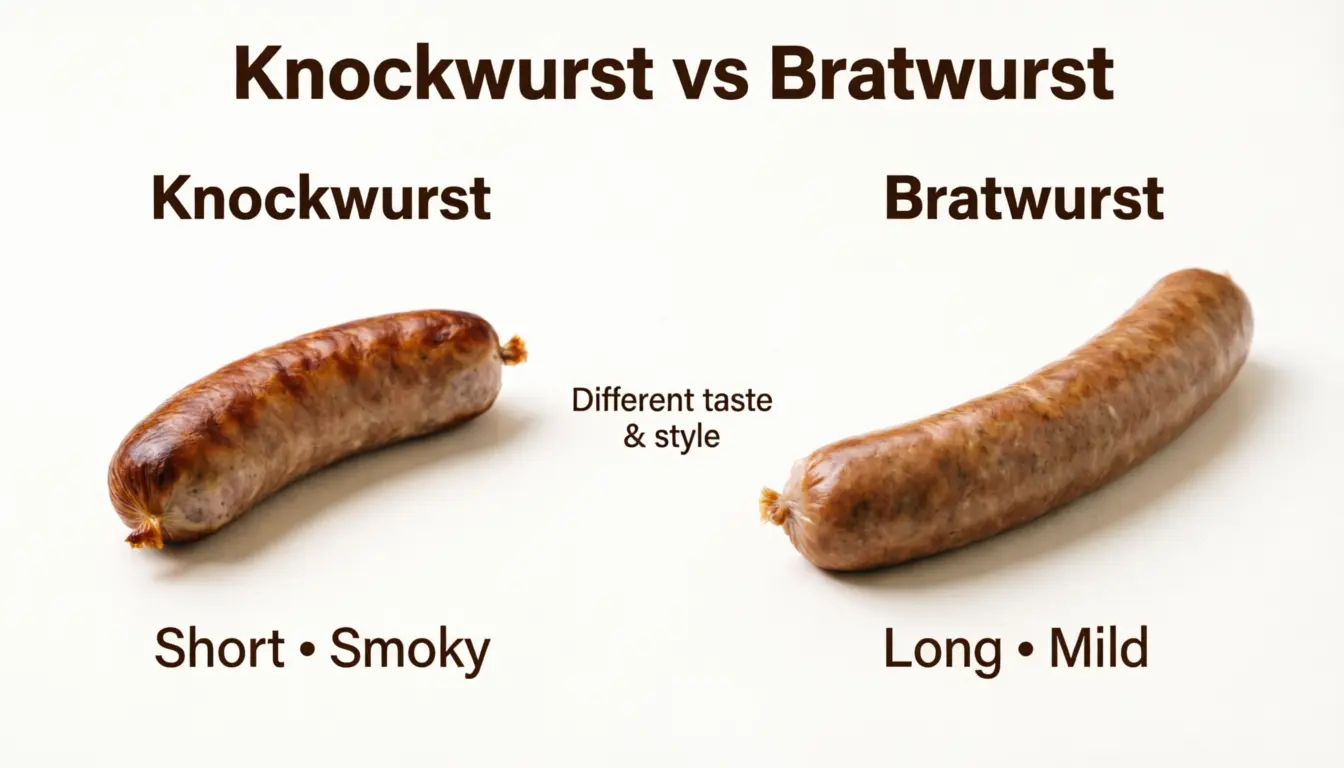 Difference Between Knockwurst and Bratwurst