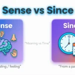 Difference Between Sense and Since