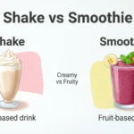 Difference Between Shake and Smoothie